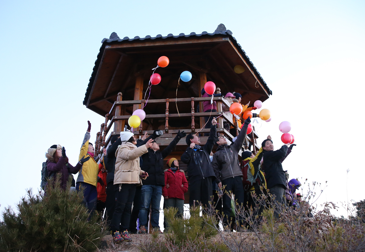 2014.01.01. 무주군 향로산 해맞이 행사