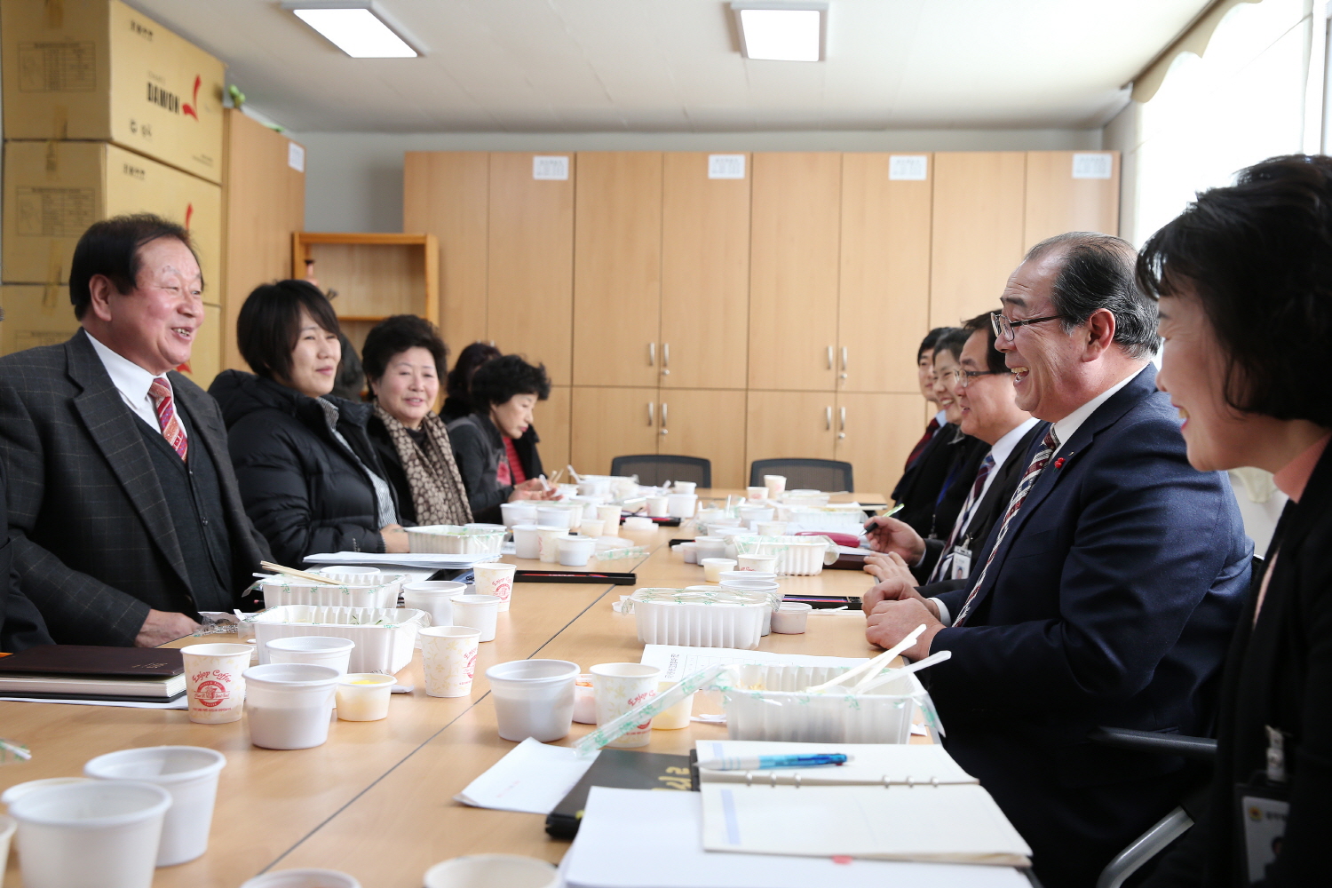 2015.01.20. 무주군 자원봉사센터 도시락 간담회