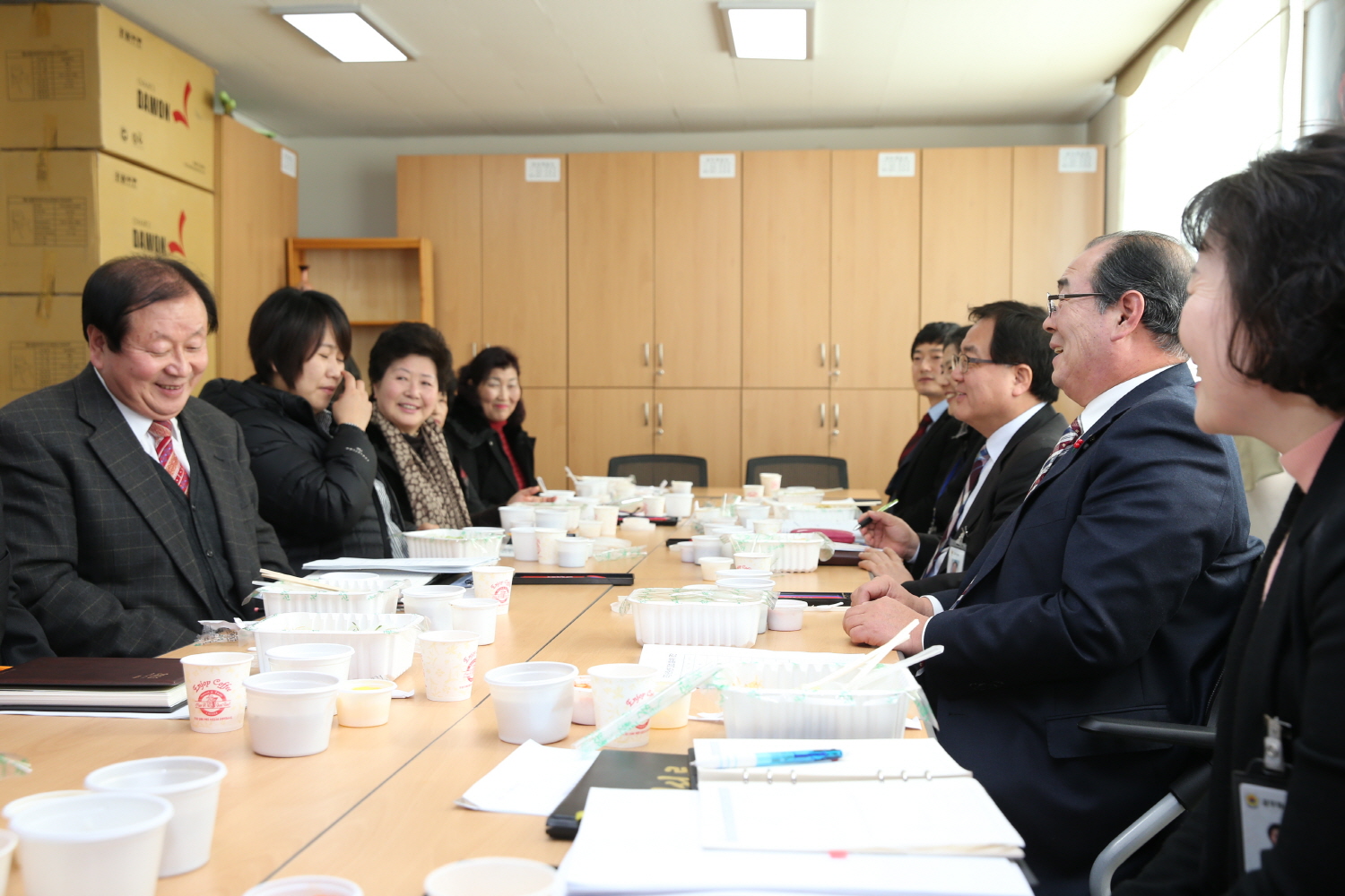 2015.01.20. 무주군 자원봉사센터 도시락 간담회