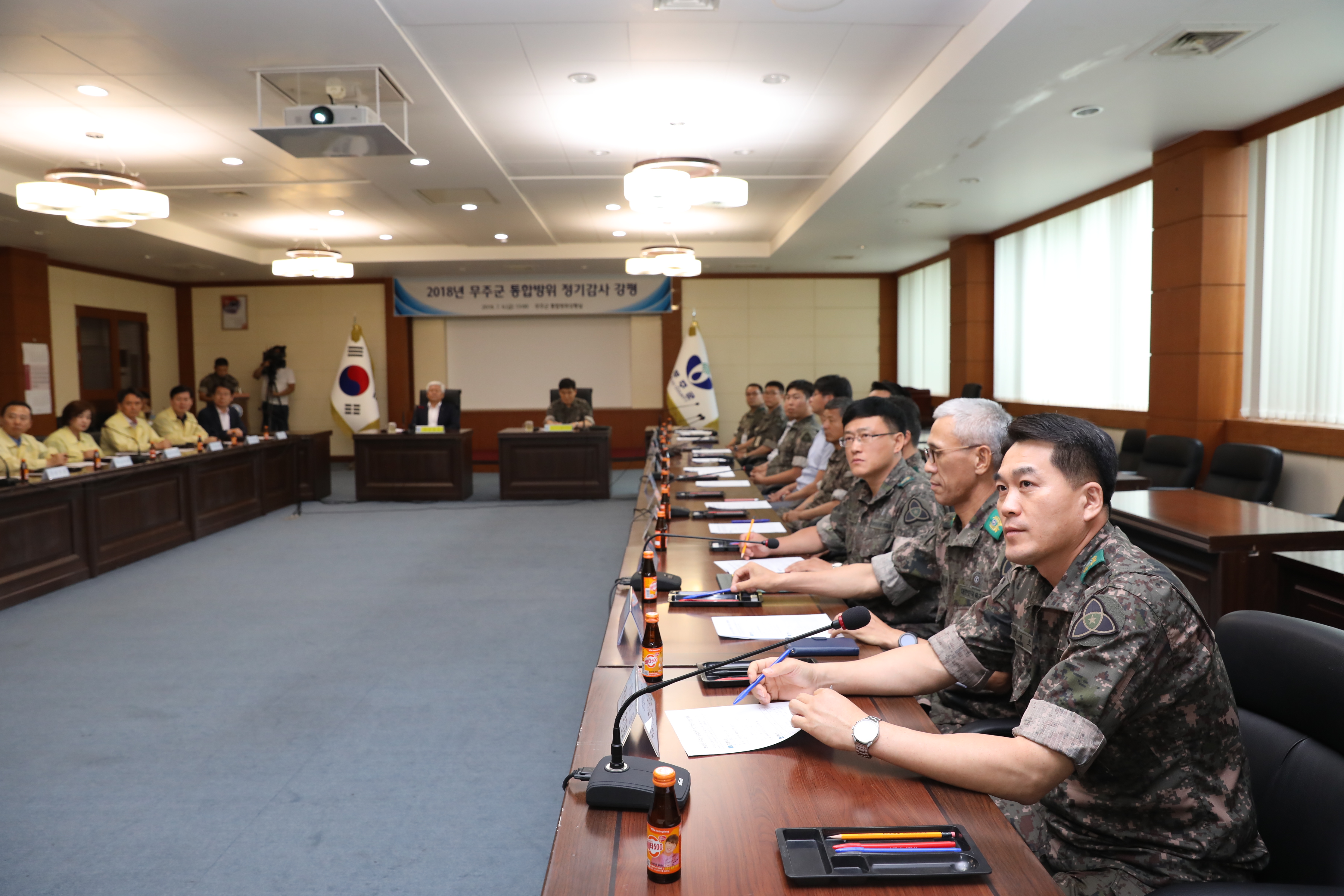2018.07.06. 2018년 무주군 통합방위 정기감사 강평