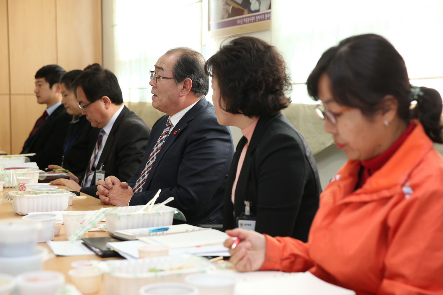 2015.01.20. 무주군 자원봉사센터 도시락 간담회