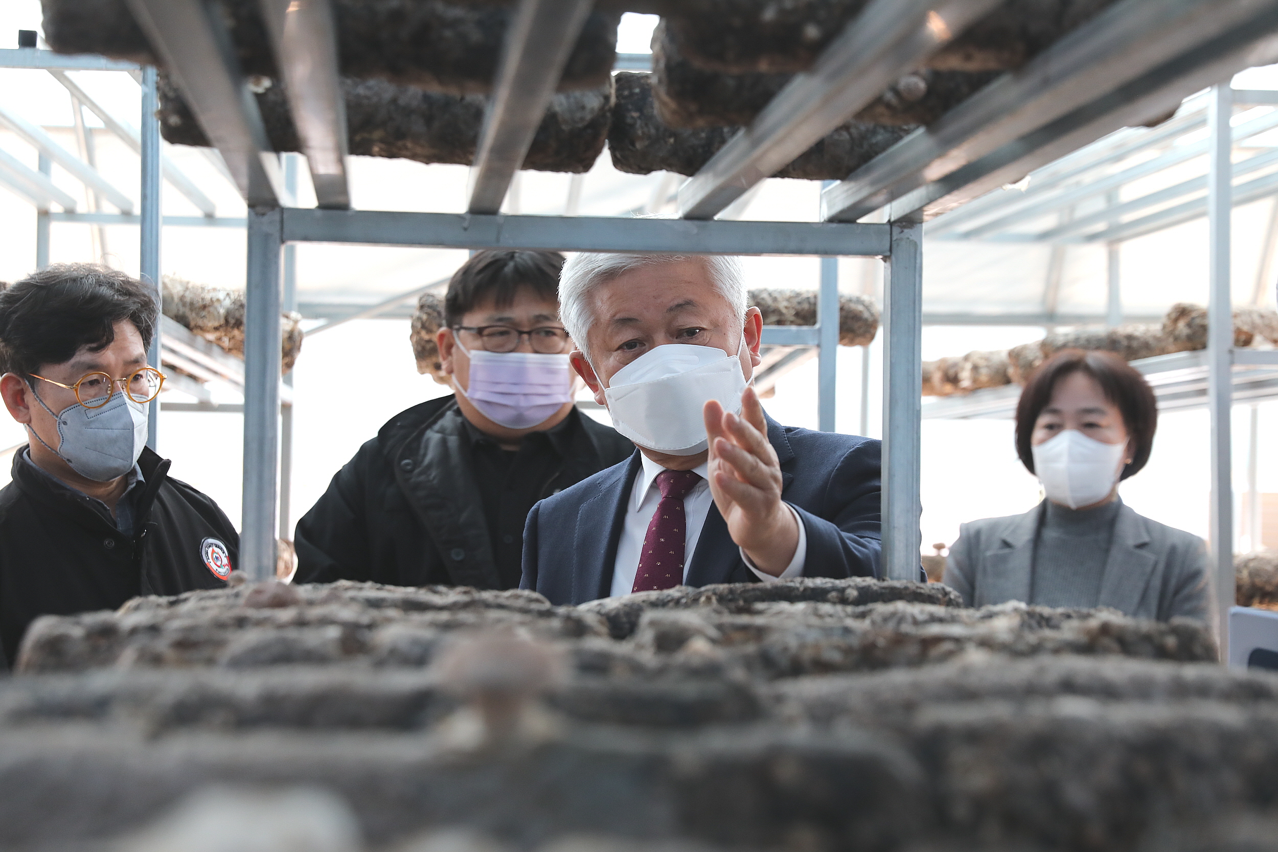 2022.11.18 무주표고버섯배재센터 현장방문