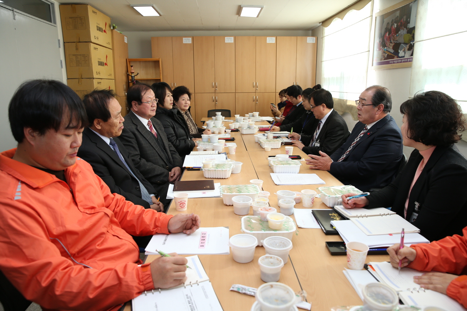 2015.01.20. 무주군 자원봉사센터 도시락 간담회