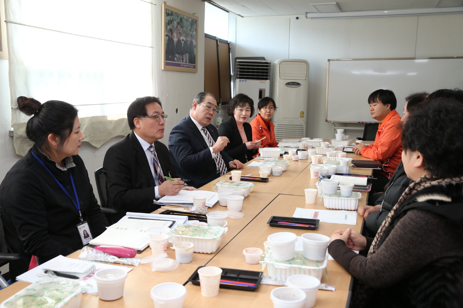 2015.01.20. 무주군 자원봉사센터 도시락 간담회