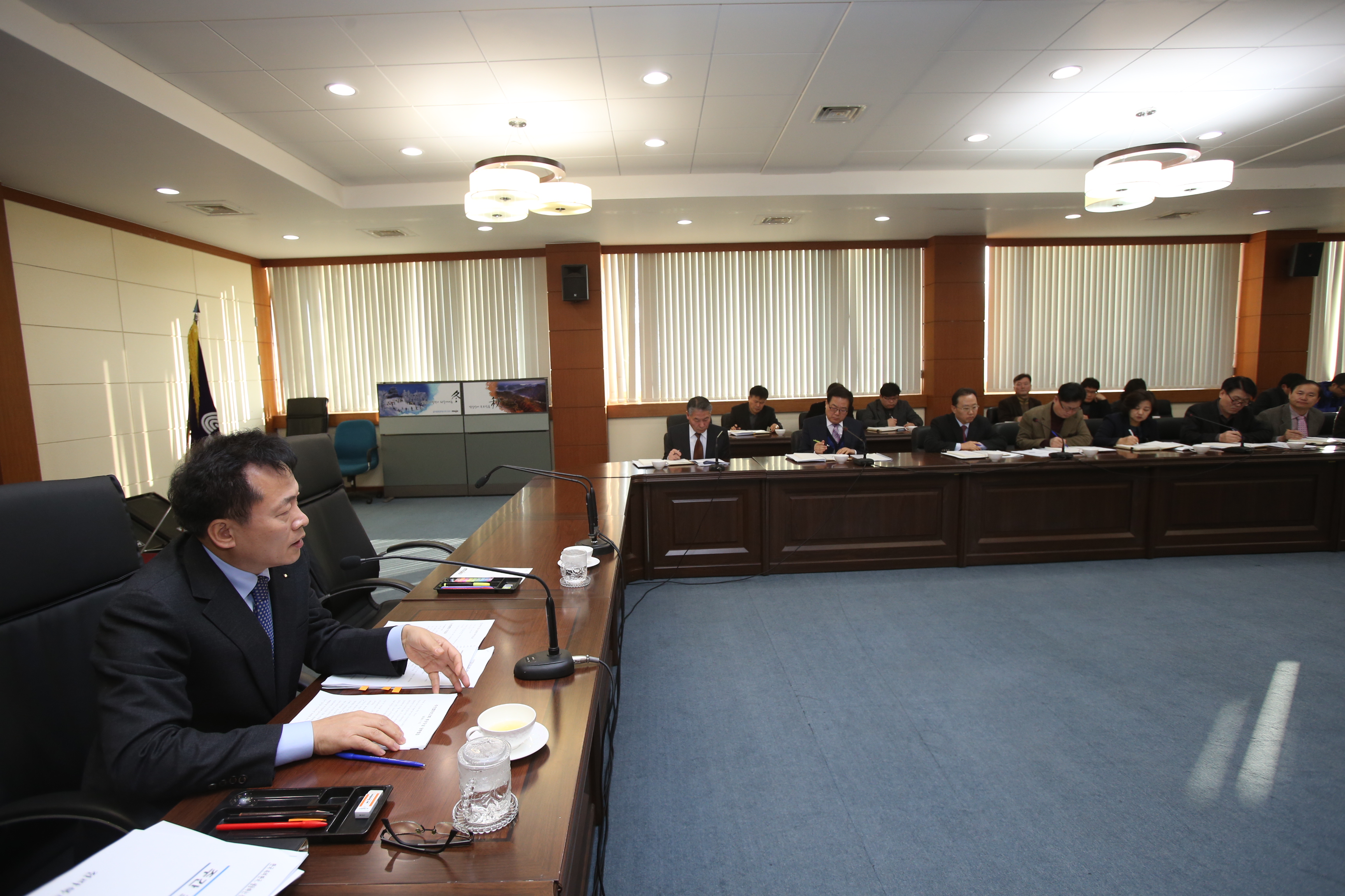 2016.01.11. 주간업무보고회(하성용 무주부군수)