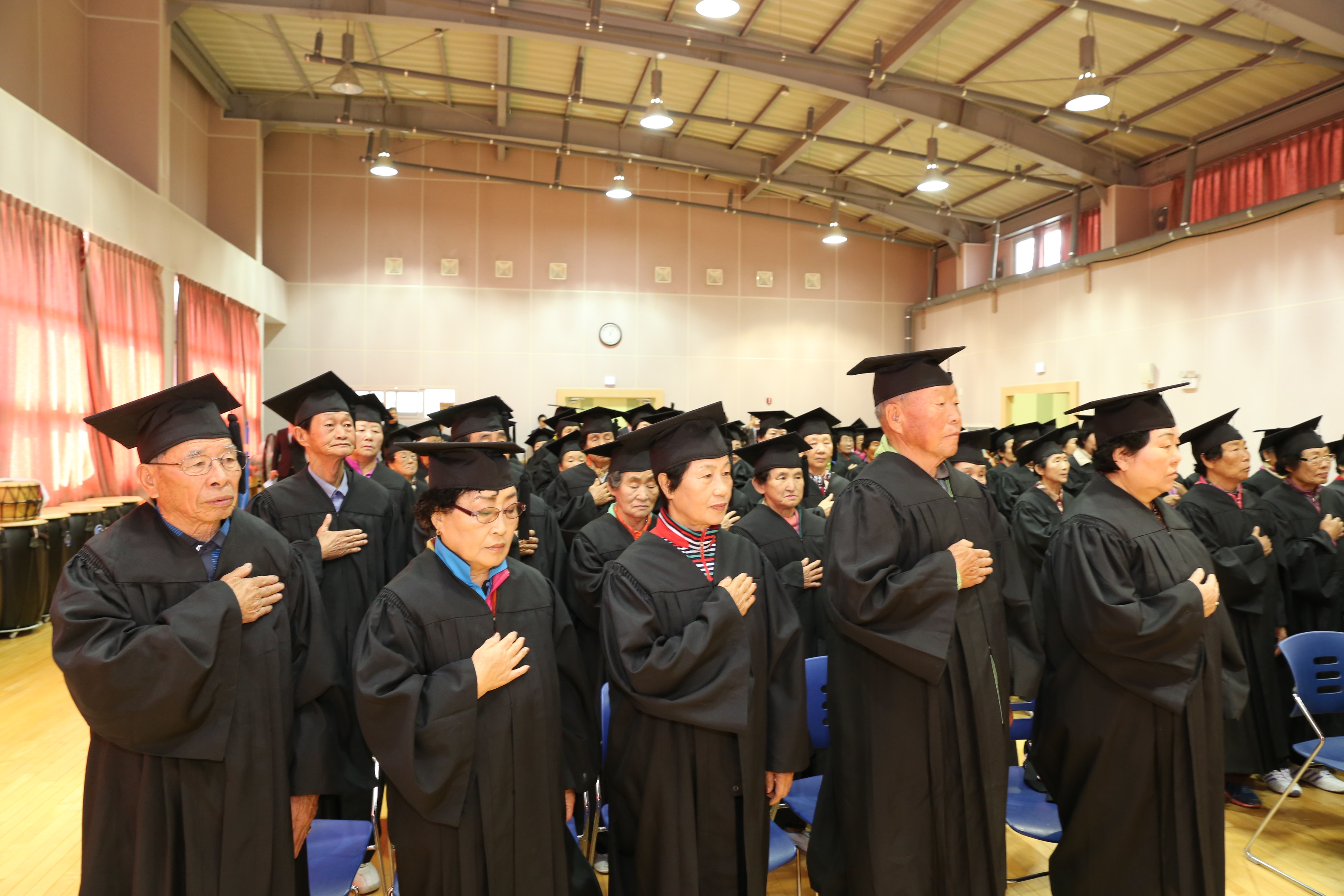 2015.10.28. 제14기 무주군 노인대학 졸업식