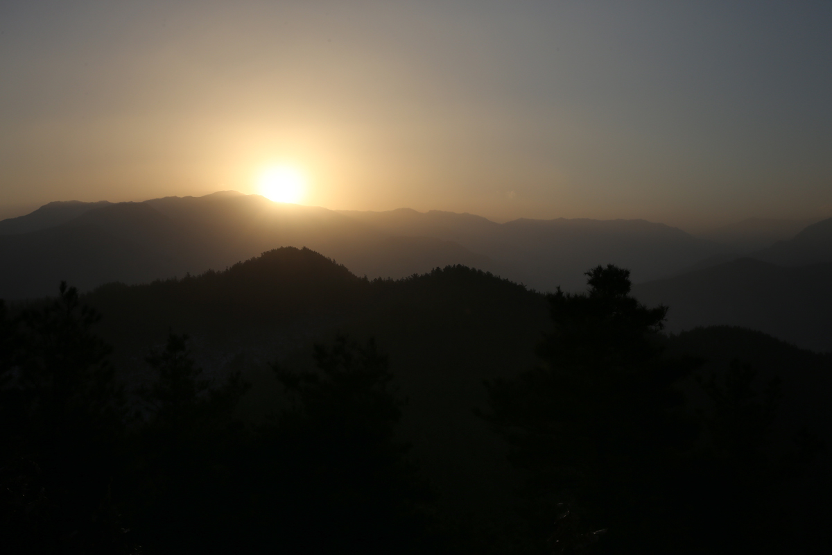 2014.01.01. 무주군 향로산 에서의 해맞이