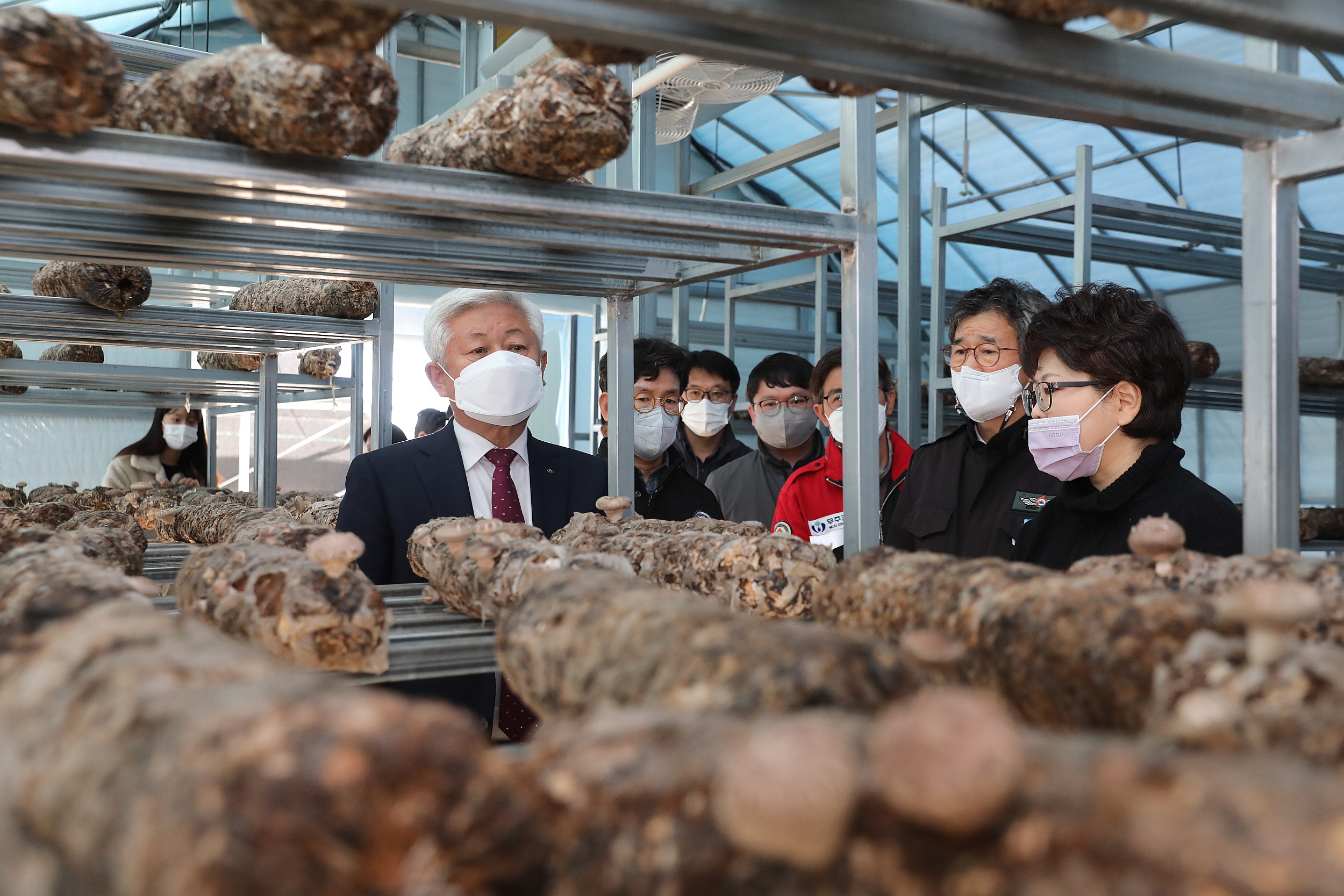 2022.11.18 무주표고버섯배재센터 현장방문