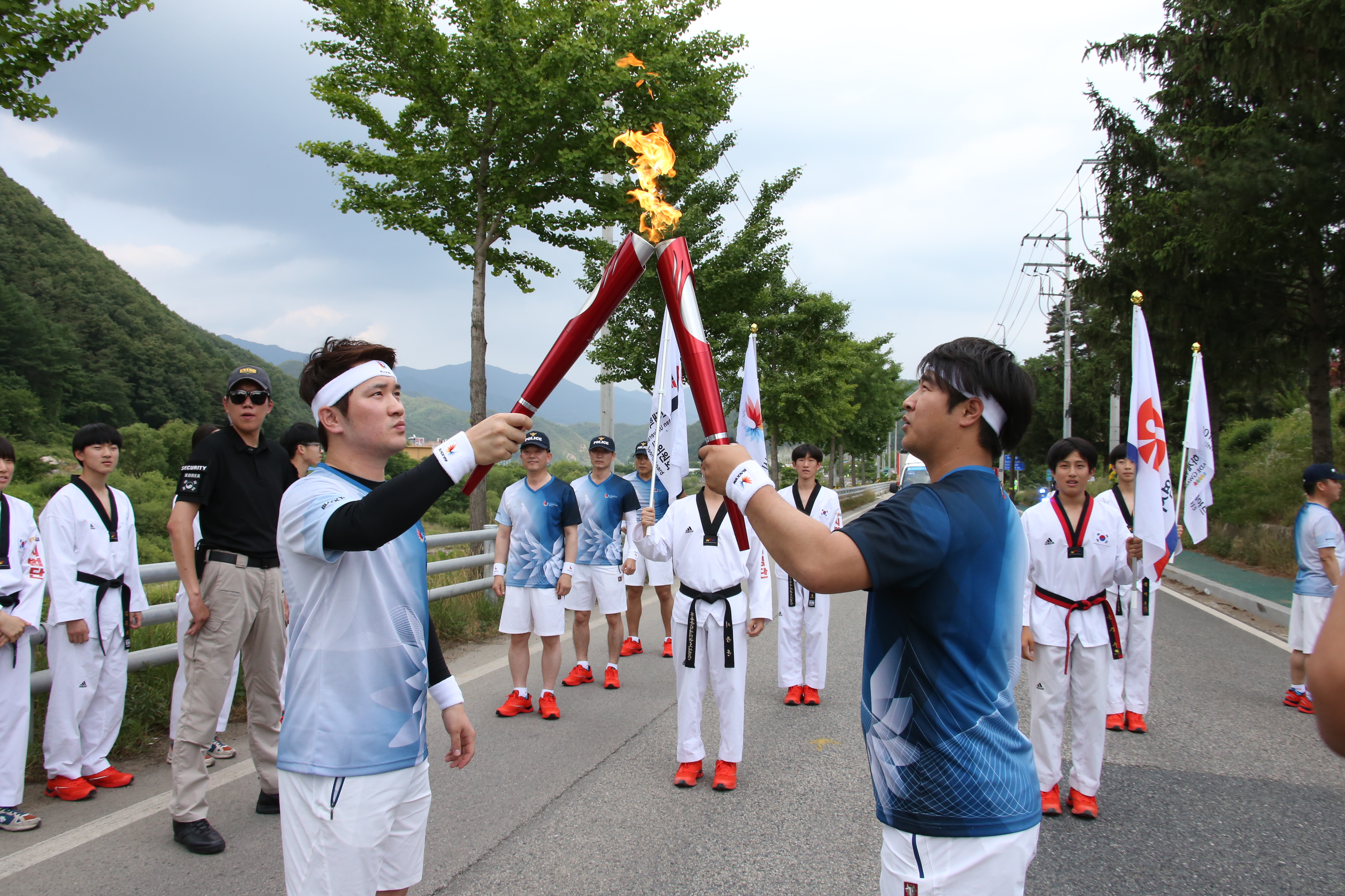 2015.06.19. 2015년 광주 하계 유니버시아드대회 성화 봉송 행사