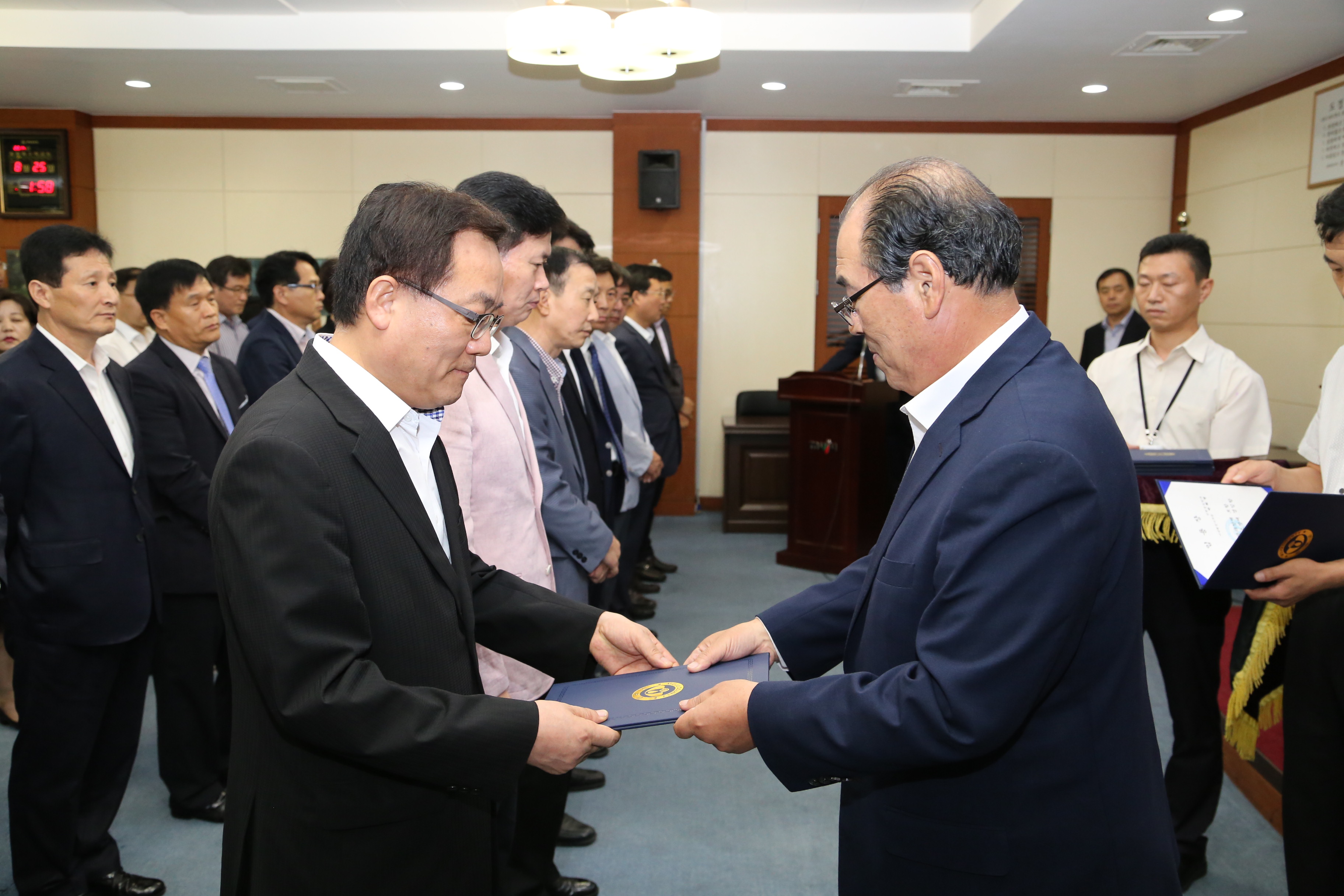 2014.08.25. 사령장