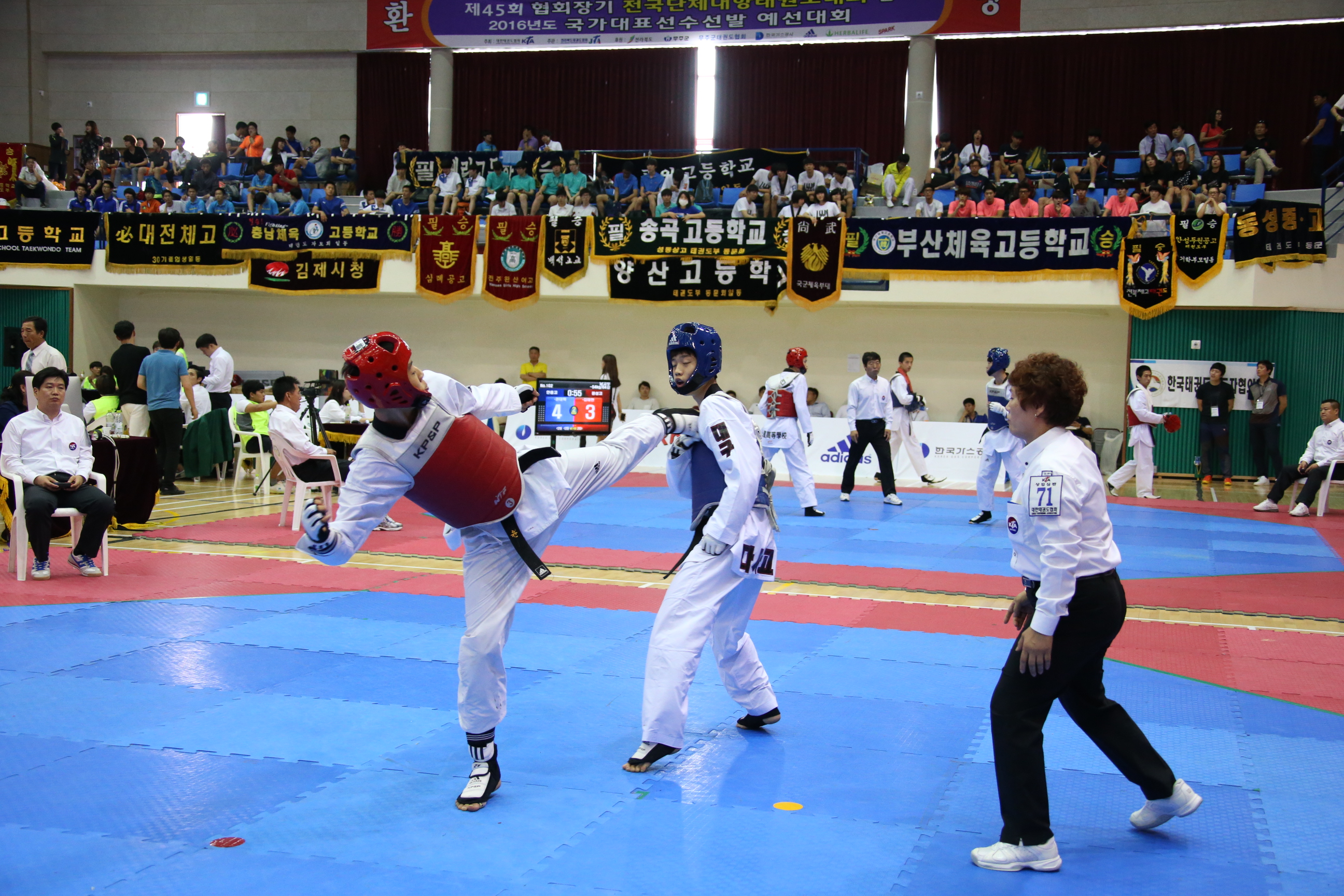 2015.07.15. 제45회 협회장기 전국단체대항태권도대회(2016년도 국가대표선발 예선대회)