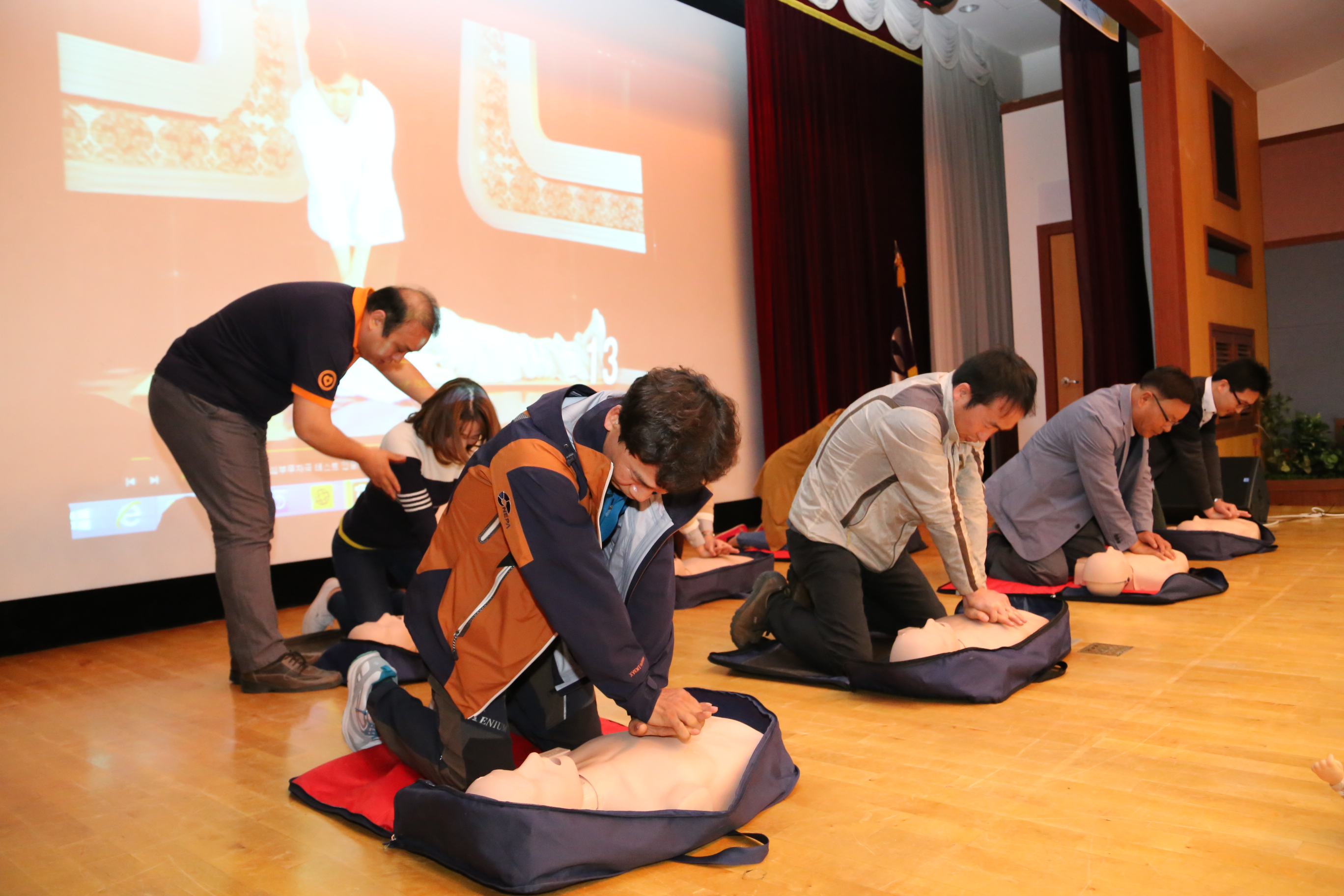 2016.04.15. 무주군 공직자 심폐소생술 교육