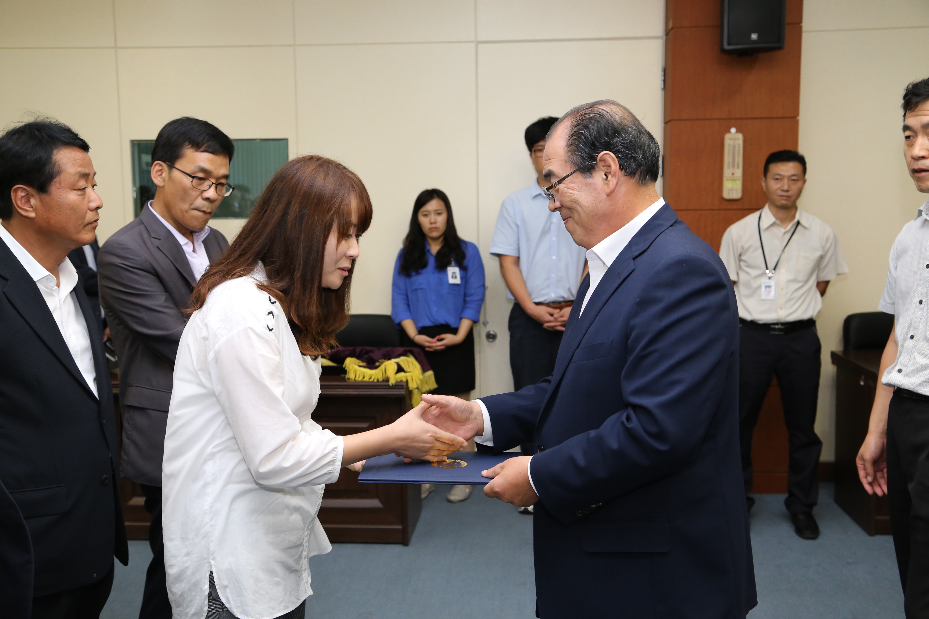 2014.08.25. 사령장