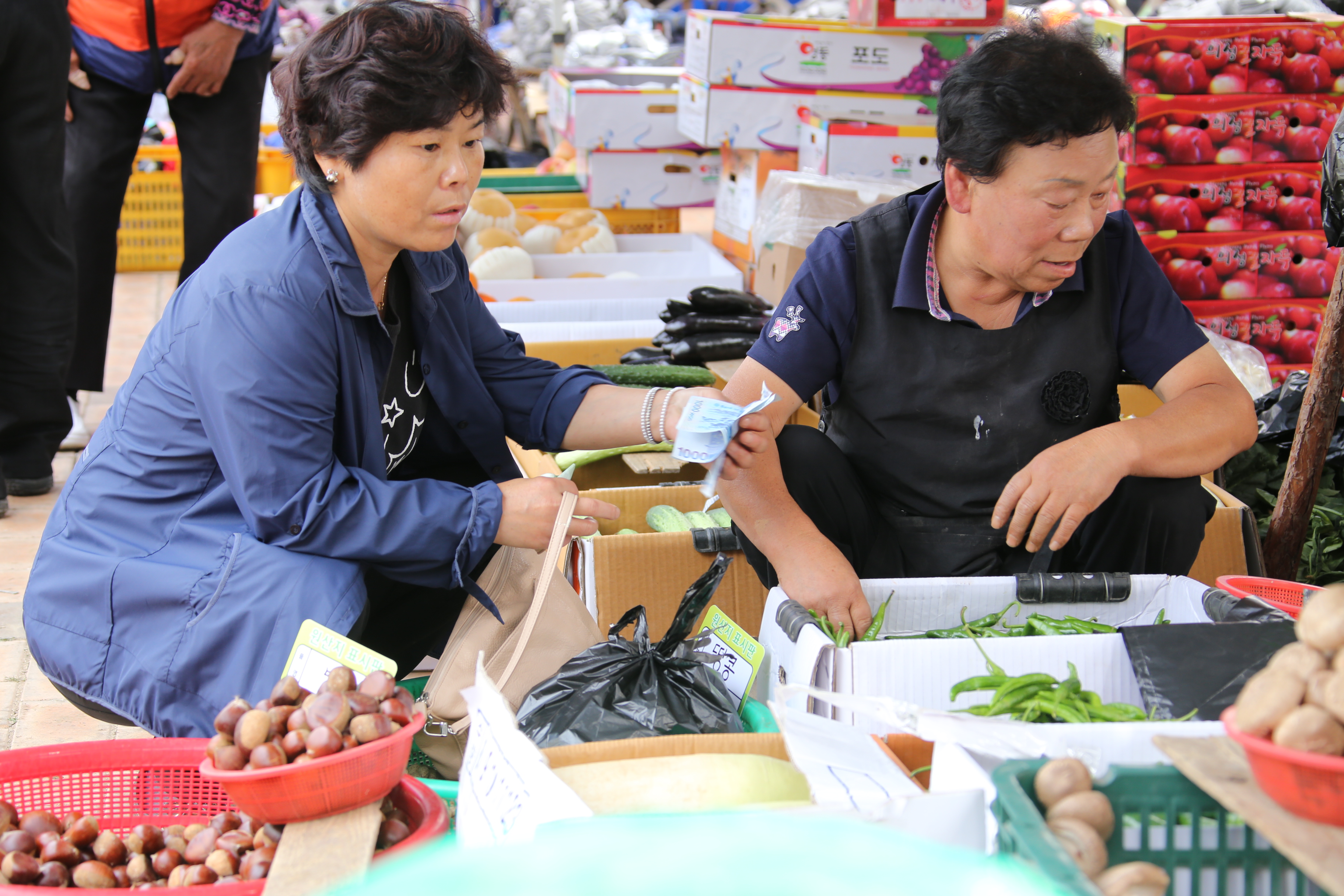 2015.09.25. 추석맞이 전통시장 방문(덕유산장터)