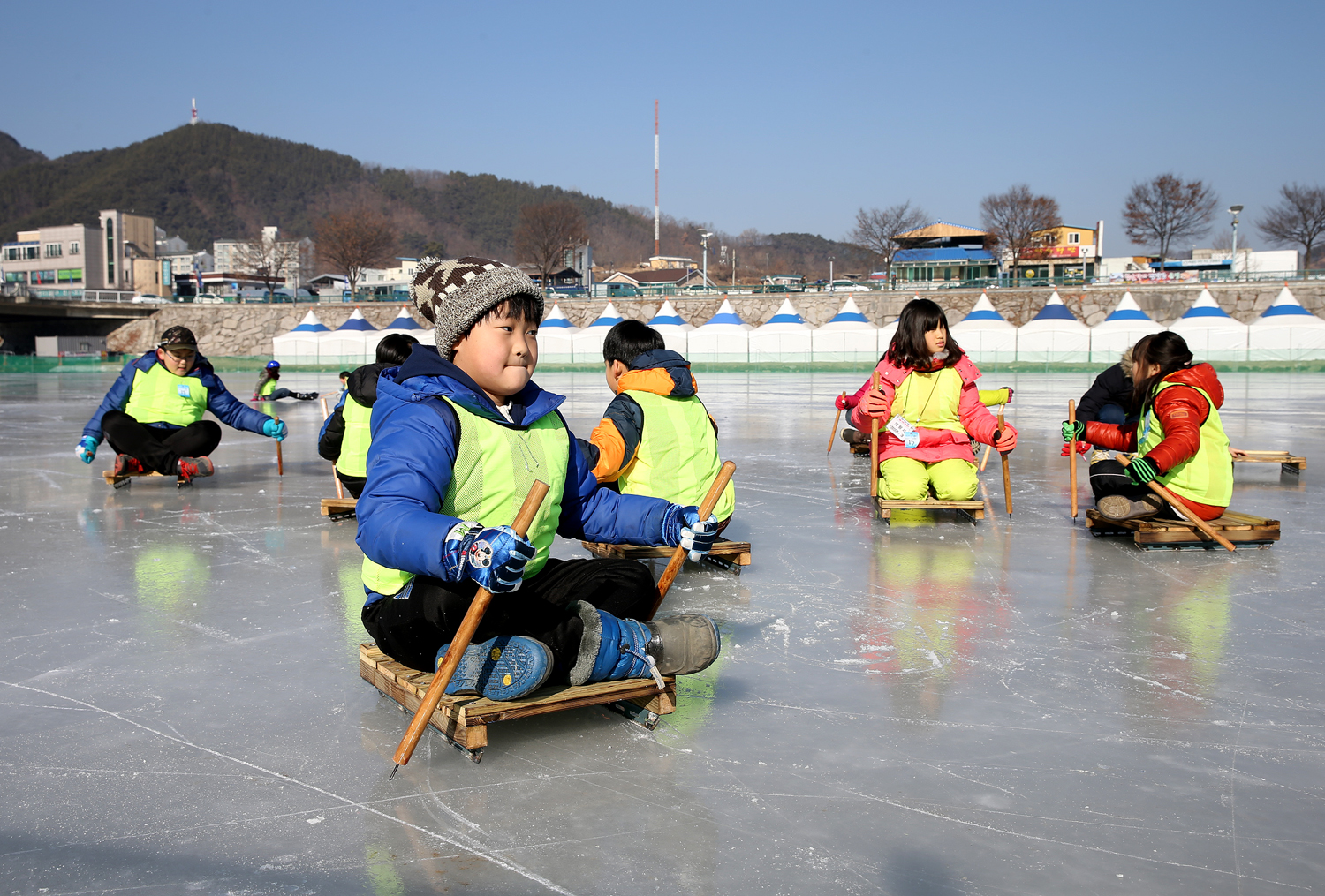 제3회 남대천 얼음축제-얼음썰매, 눈썰매