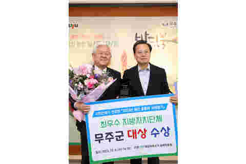 2023.12.06. 시민단체 수여 최우수지방자치단체 대상 수상