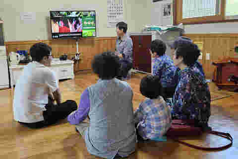 2023.05.17. 마을회관에 정책알리미 IPTV 서비스 구축